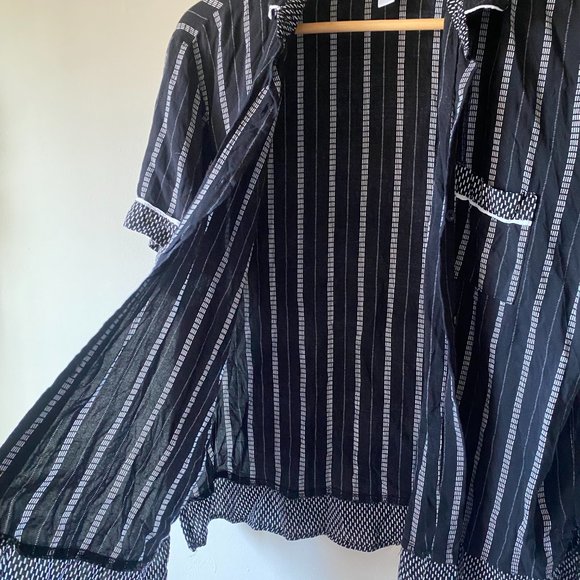 DKNY Casual Striped Short Sleeve Button Down - Picture 3 of 3